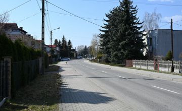 Zdjęcie przedstawiające odcinek drogi, która będzie remontowana